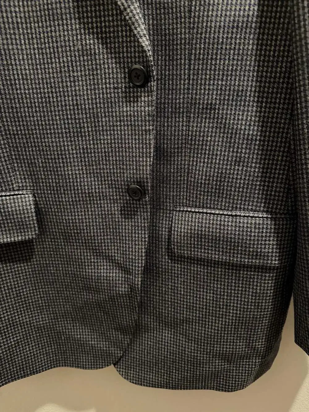 John W. Nordstrom Lanificio di Pray Wool and Silk Houndstooth Blazer